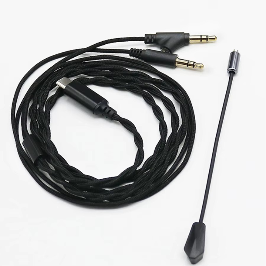 Type C Wired Earphones With Mic - Nuovo gioco Boom microfono auricolare cavo