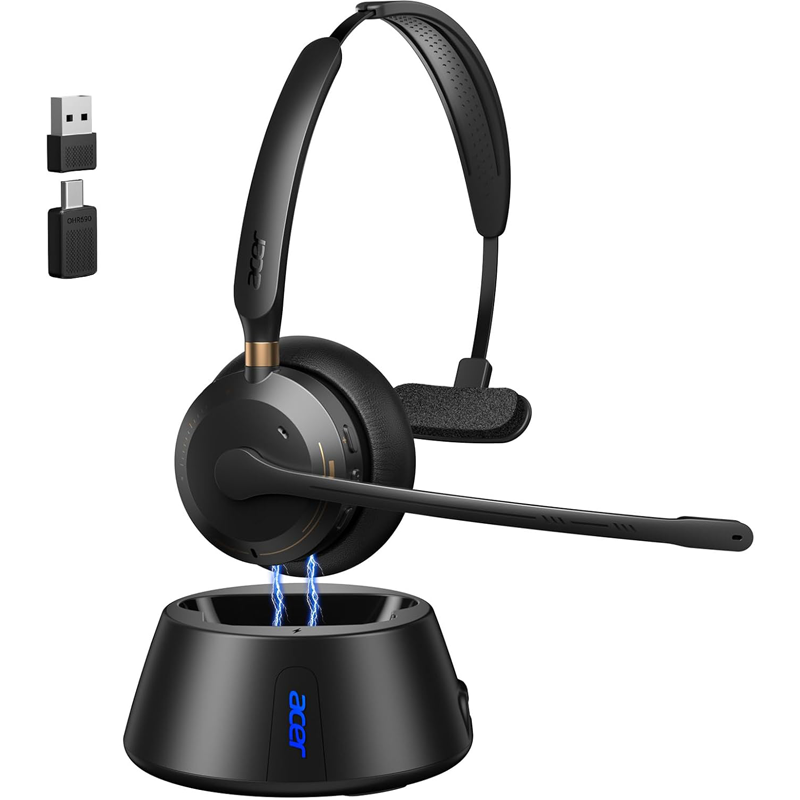 Type C Wired Earphones With Mic - Cuffie Wireless Acer con Microfono per