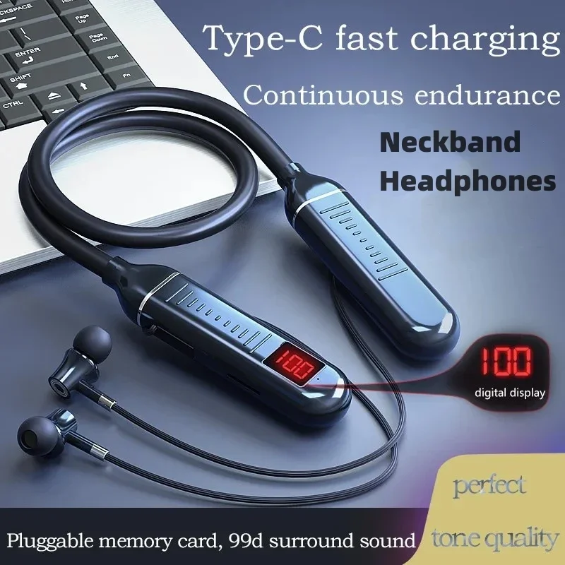 Auricolari wireless Bluebooth  - Magnetic Neckband Sports Earphones recensione e prezzo